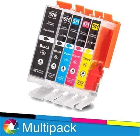 Canon Pixma MG5750 Multipack 5x Inkt Cartridge Bol