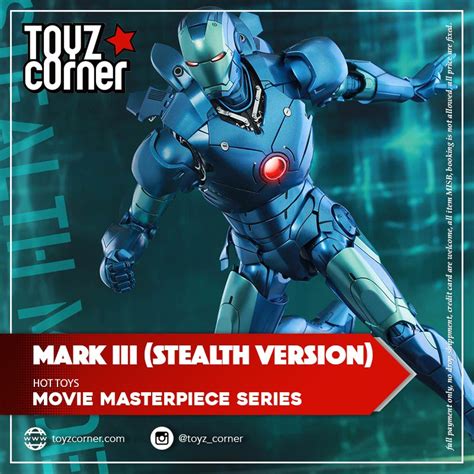 Jual Toyz Corner Hot Toys Mms D Mms D Iron Man Mark Stealth Version Shopee