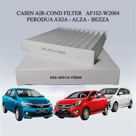 CABIN AIR COND FILTER PERODUA AXIA MYVI LAGI BEST ALZA BEZZA