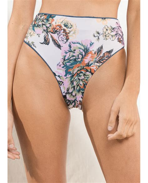 Partes De Abajo De Bikini Bottom Mirach Suzy Q Peacock Marca Maaji