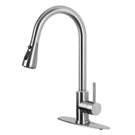 Nex Touch Kitchen Stainless Steel Faucet With Pull Down Sprayer