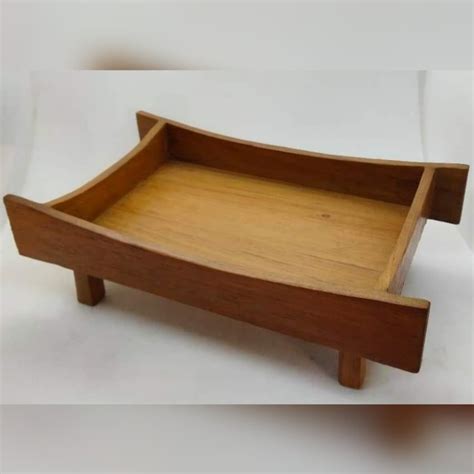 Japanese Style Wooden Tray Teak Tray Serving Tray Fruit Tray Pastry Tray Storage Tray