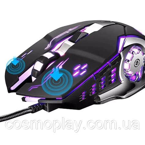 Купить Игровая мышка с подсветкой Gaming Mouse X6 / Мышка для ноутбука ...