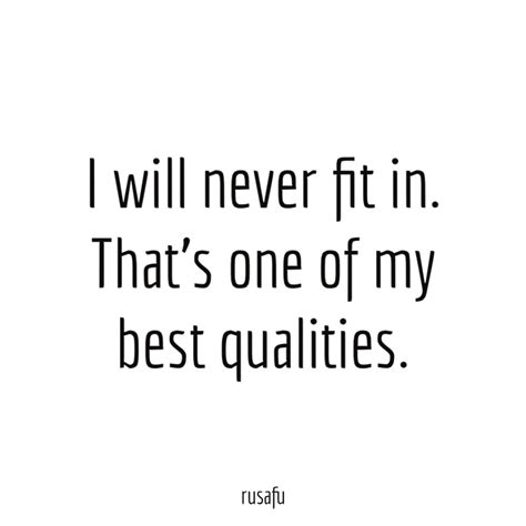 Fit In Quotes Rusafu