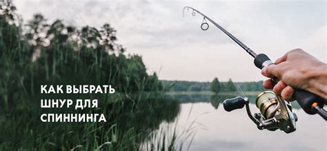 Шнур для спиннинга: как выбрать правильно
