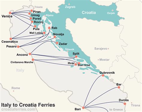 Map Of Croatian Coast : Map Of Croatia Unlv - A complete day by day ...