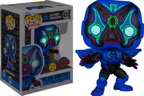 Funko Pop Dc Heroes Dia De Los Dc Blue Beetle Special Edition