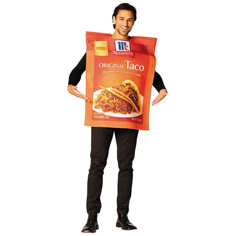 Adults McCormick Taco Seasoning Packet Costume - CostumePub.com