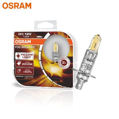 Osram H1 Yellow 62150fbr Halogen Fog Breaker 12v 55w Car Original