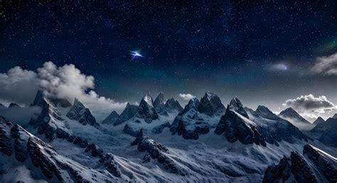 Premium AI Image | A picture of mountains with a plane flying over it