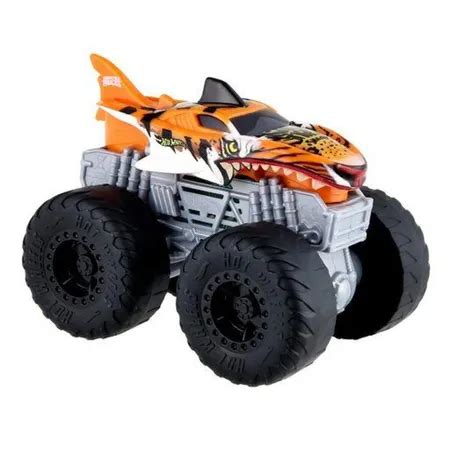 Mattel Hot Wheels Monster Trucks TigerShark Truck Mit Licht Und