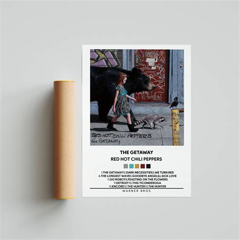 Red Hot Chili Peppers The Getaway Album Cover Poster Designed Sold By Gustavo Lima