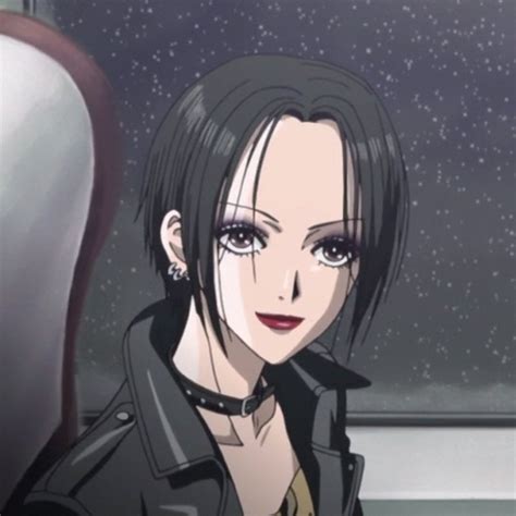 An Anime Character With Black Hair And Blue Eyes