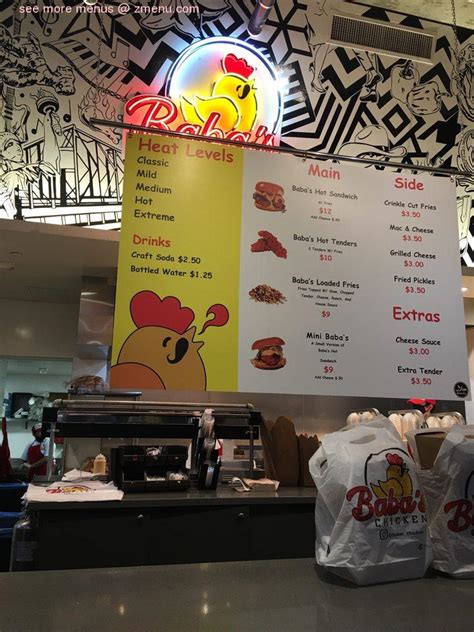 Online Menu Of Babas Hot Chicken Restaurant Riverside California Zmenu