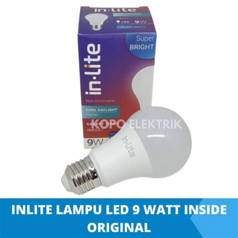 lampu led inlite   watt led  original lazada indonesia