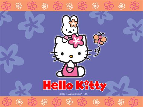 Mimmy And Hello Kitty Wallpaper Hello Kitty Tropical