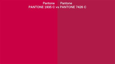 Pantone C Vs Pantone C Side By Side Comparison