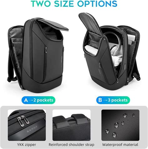 Bange Business Smart Backpack Waterproof Fit 156 Inch Laptop Backpack