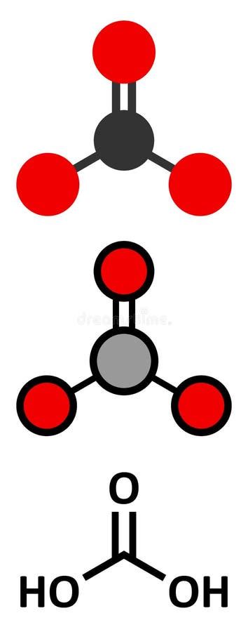 Carbonic Acid Molecule Formed When Carbon Dioxide Is Dissolved In