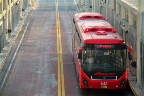 Lahore Metro Bus Service Editorial Photo Image Of Prosperity 47987516