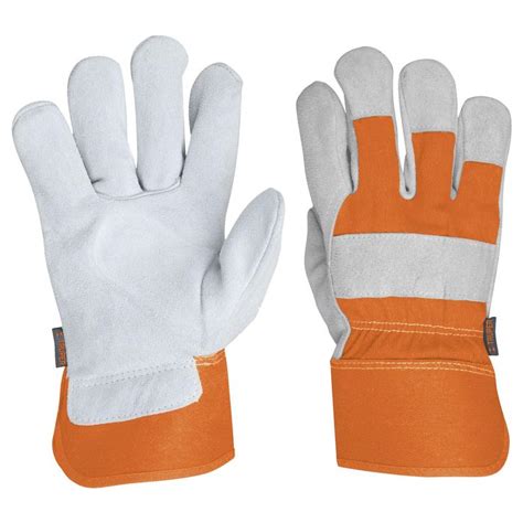 Guantes De Carnaza Y Loneta Grande Truper Guantes Ciclismo Pu O