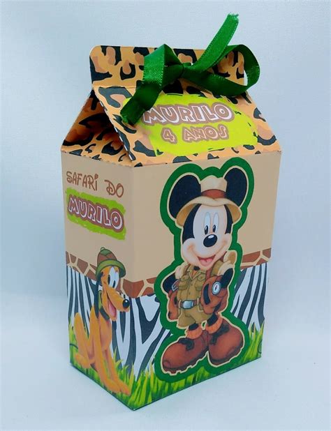 Caixa Milk Mickey Saf Ri Personalizada Elo Produtos Especiais