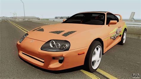 Toyota Supra Mk Iv Fully Tunable Fnf Style Para Gta San Andreas