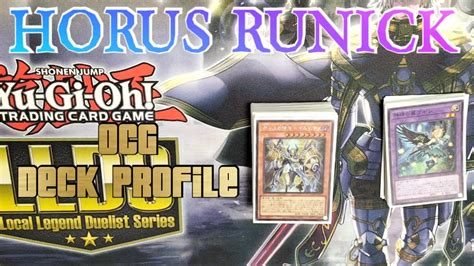 Tier Horus Runick Deck Profile Youtube