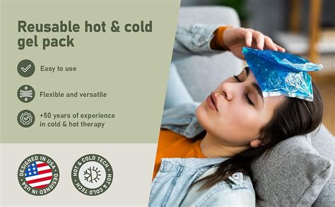 Amazon SHERPA THERAPY PK Flexible Hot And Cold Gel Packs For Injuries Reusable Gel Ice