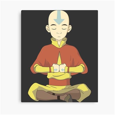 Avatar Aang Anime Avatar The Last Airbender Canvas Print For Sale