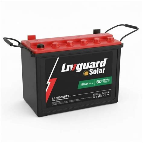 livguard lsptt ah tubular solar battery  solar inverter