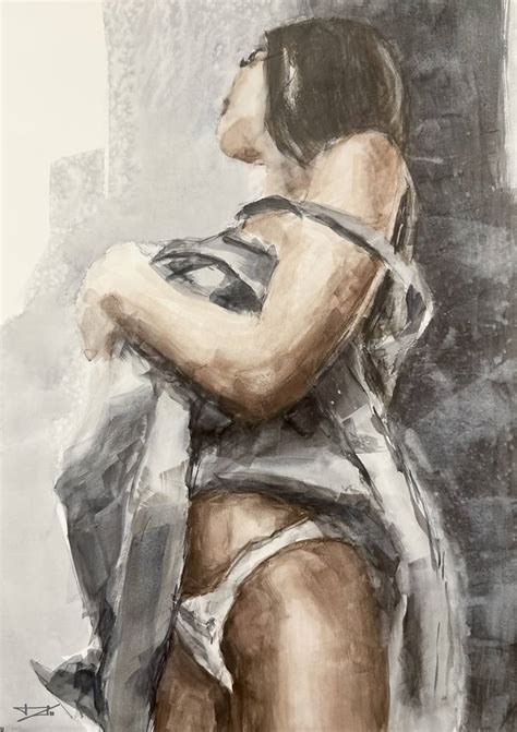 Untitled Female Nude XXI Painting By Andros Karr Saatchi Art