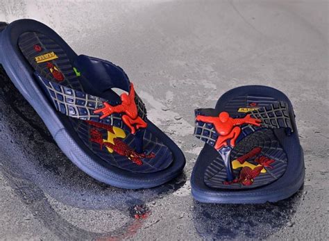 Шлепанцы вьетнамки детские Человек паук Spider-Man 30 синие от продавца ...