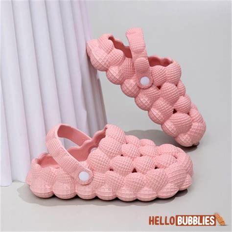 Mens Bubble Slides Hello Bubblies