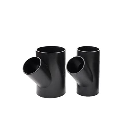 HDPE Hot Melt Fittings Reducer Pipe Joint PE Water Supply Pipe Fitting HDPE Butt Fusion Cross
