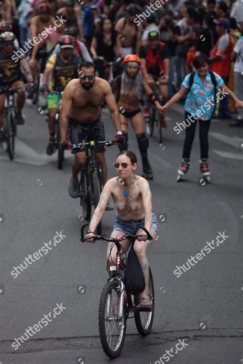 Hundreds Cyclists Participate World Naked Bike Editorial Stock Photo Stock Image Shutterstock