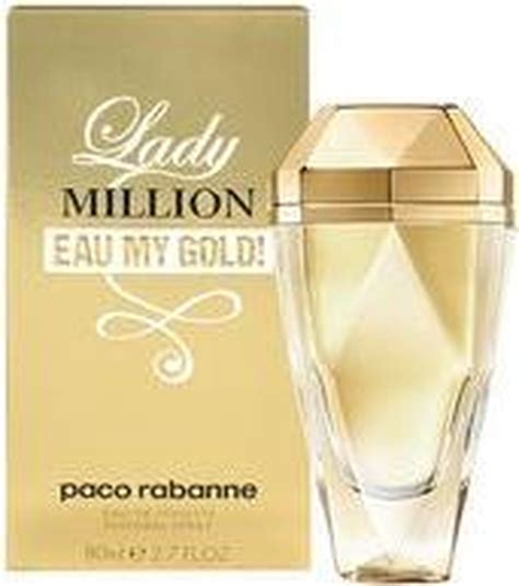 Paco Rabanne Lady Million EAU MY GOLD 80 ml - Eau de Toilette ...