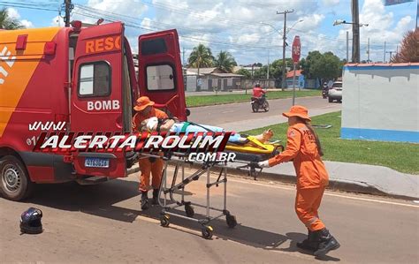 Passageira De Moto Ficou Ferida Ap S Colis O Carro Em Rolim De