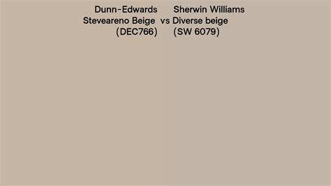 Dunn Edwards Steveareno Beige Dec Vs Sherwin Williams Diverse