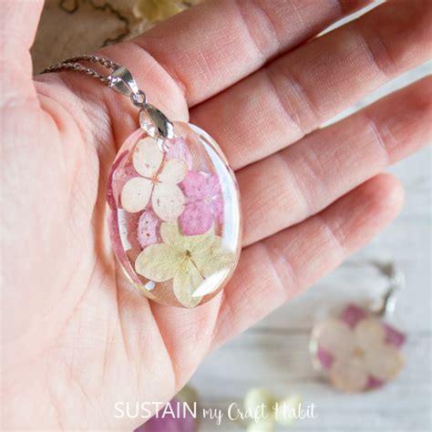 How To Make Resin Jewelry With Flowers Sustain My Craft Habit