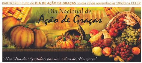 Qual O Dia De Ação De Graças No Brasil - 9