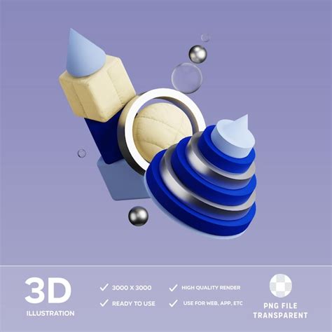 Premium Psd Psd 3d Illustration