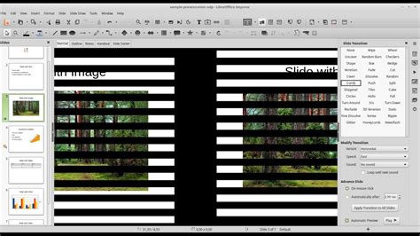 Libreoffice Impress Transitions Youtube
