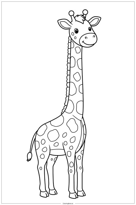 Desenhos De Girafas Coloridas - 8