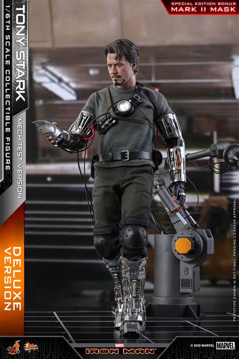 Iron Man Tony Stark Mech Test Version Scale Figure By Hot Toys The Toyark News