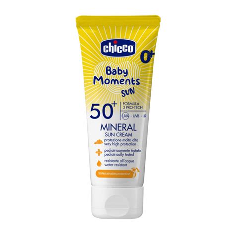 Chicco Крем солнцезащитный минеральный SPF50 75 мл - Акушерство.Ru