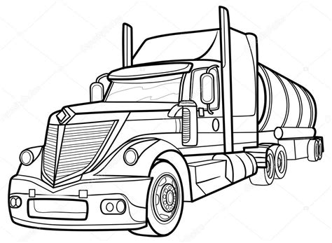 Sketch Truck Stock Vector Kopirin