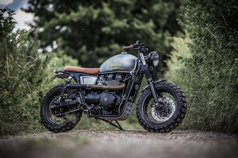 Hell Kustom Triumph Bonneville By Down Out Cafe Racers