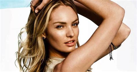 Victoria S Secret S Sexy Candice Swanepoel In A Bikini In The Sea Irish Mirror Online