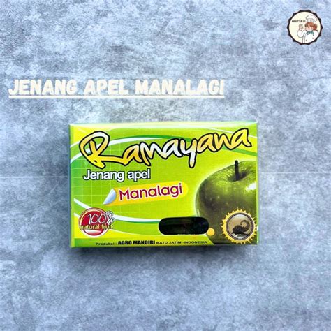 Jual Camilan Kue Jenang Buah Apel Manalagi Ramayana Isi Biji Snack